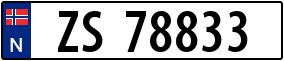 Truck License Plate